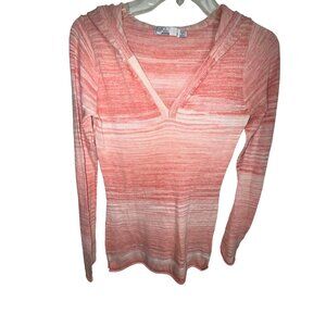 Prana Womens Long-Sleeve Hooded Sweater Size Small Boho Hippie Grunge Stretch
